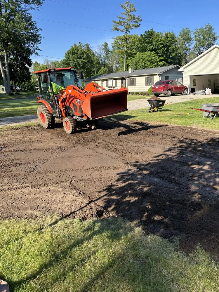 Affordable landscape installation in Menominee, MI by Buscher Lawn and Landscape