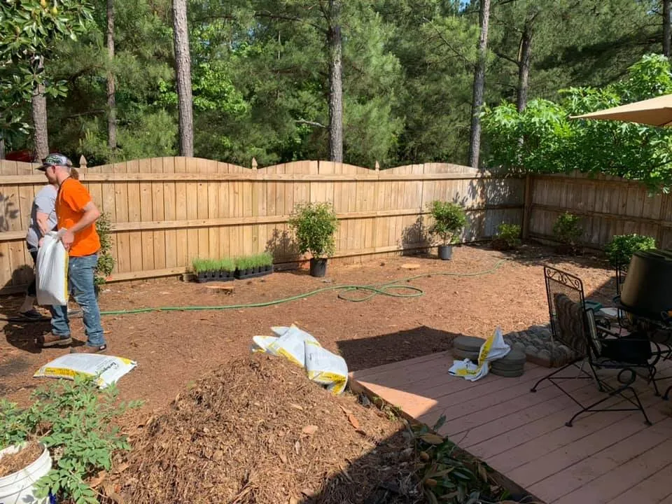 Affordable garden landscaping in Newnan, GA by Bush Landscaping