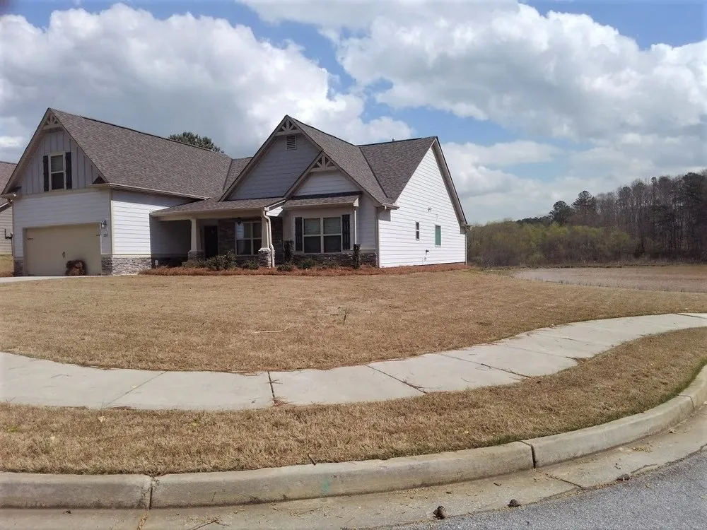 Custom outdoor landscaping in Newnan, GA by Bush Landscaping