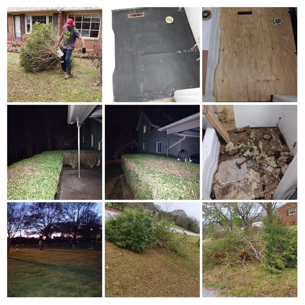 Custom outdoor landscaping in Laurens, SC by Bush Master Landscaping & Handyman Services