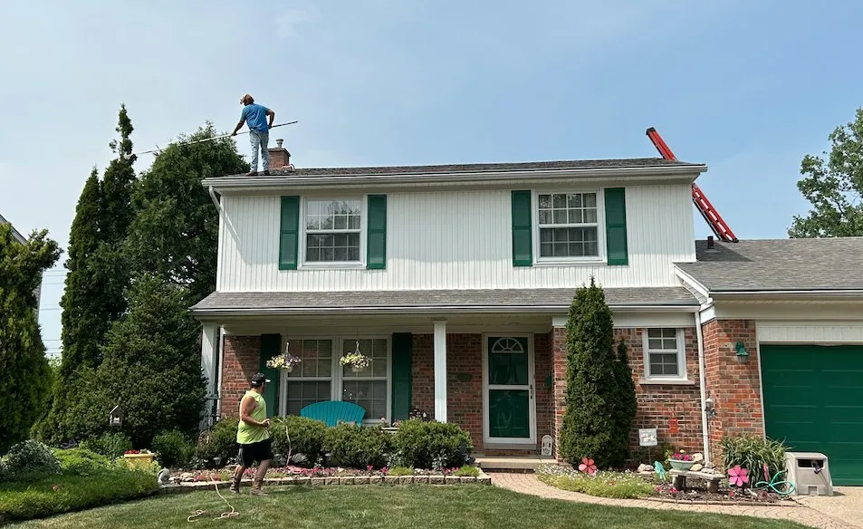 Professional landscape installation in Sterling Heights, MI by Bushmaster Team