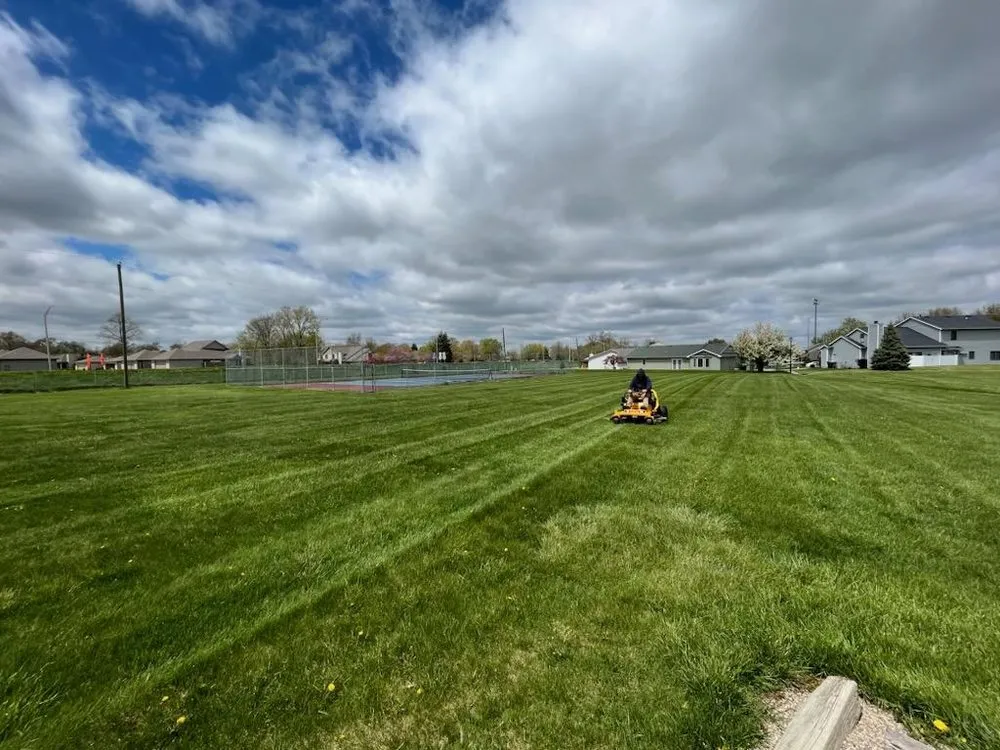 Custom landscape installation for year-round maintenance across Fort Wayne, IN - Bushwackers