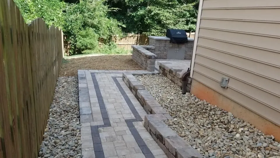 Expert landscape design in Richfield, NC by Bushwackers Landscaping