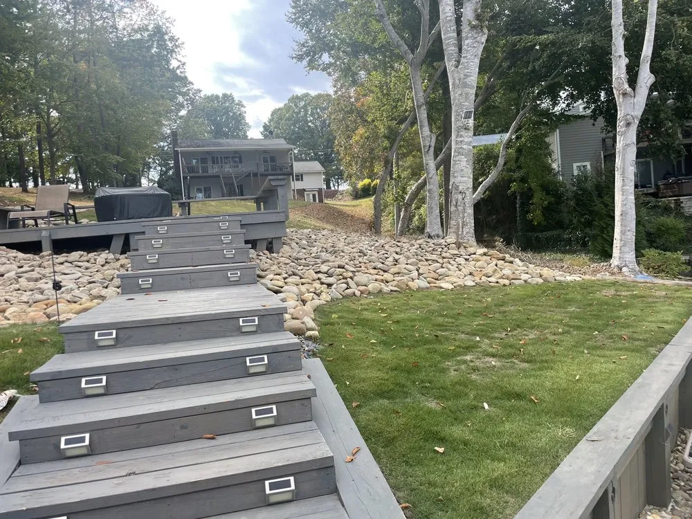 Reliable lawn mowing service for beautiful yards in Richfield, NC by Bushwackers Landscaping
