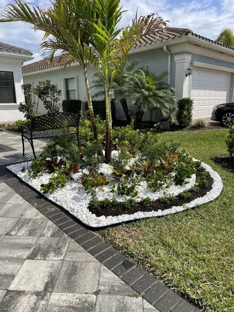 Expert lawn care service for residential properties in Immokalee, FL by Bustamante Landscaping & Design
