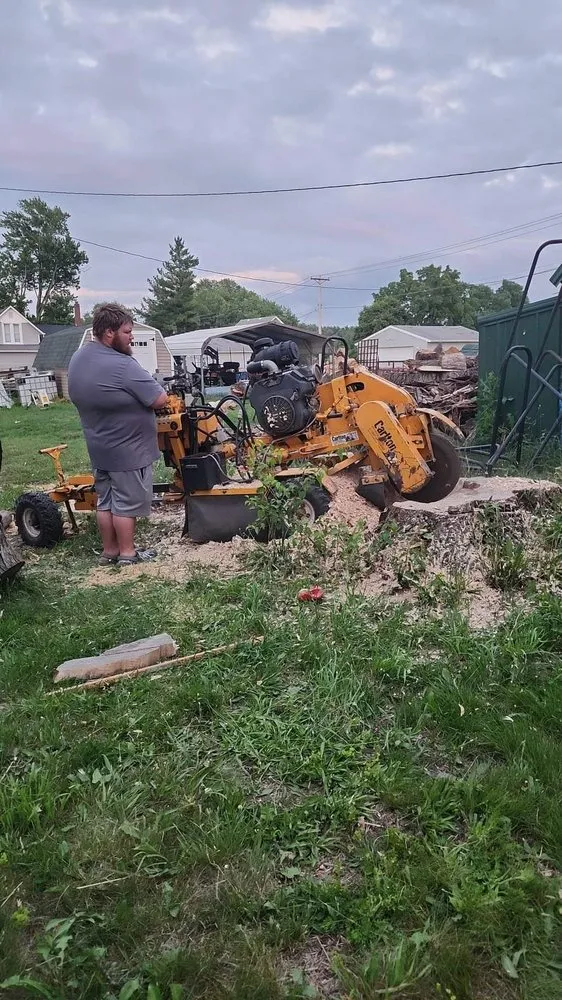 Affordable landscaping services with custom design across Wawaka, IN - Busted Beaver firewood and stump grinding