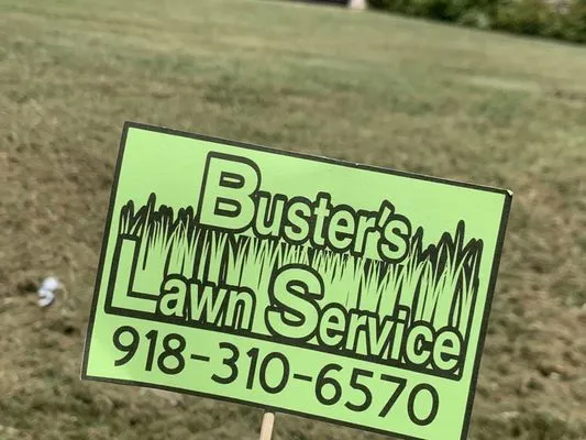 Buster’s Lawn Service Logo