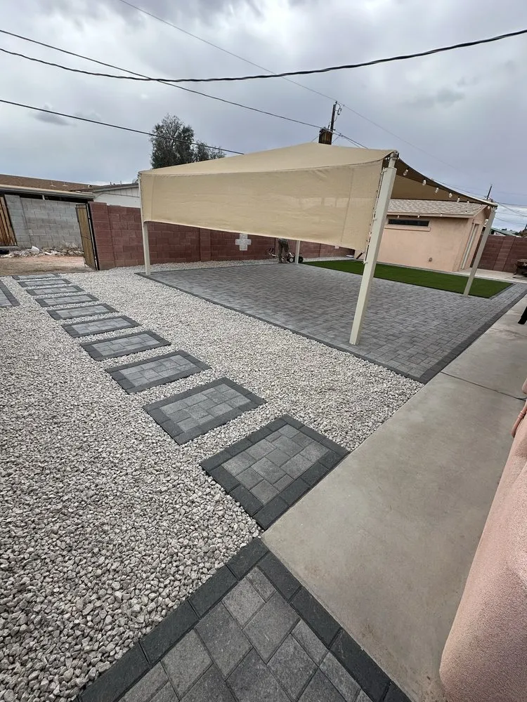 Expert yard cleanup service in Phoenix, AZ - Bustos Hardscape & Construction