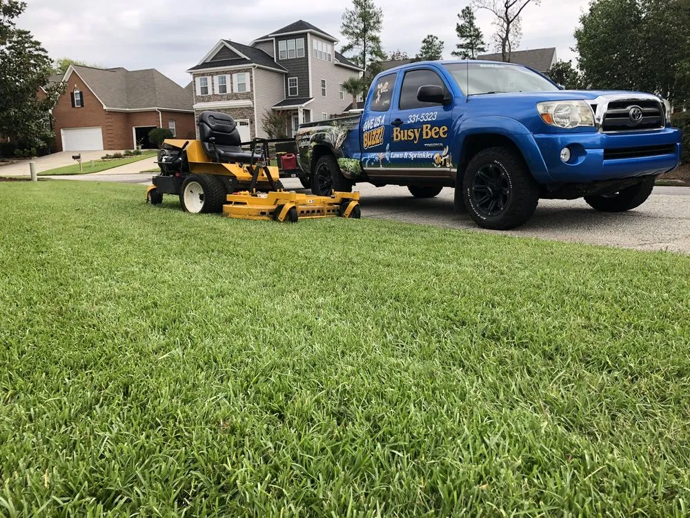 Local landscape design for homes in West Columbia, SC by Busy Bee Lawn Care & Sprinkler Repair