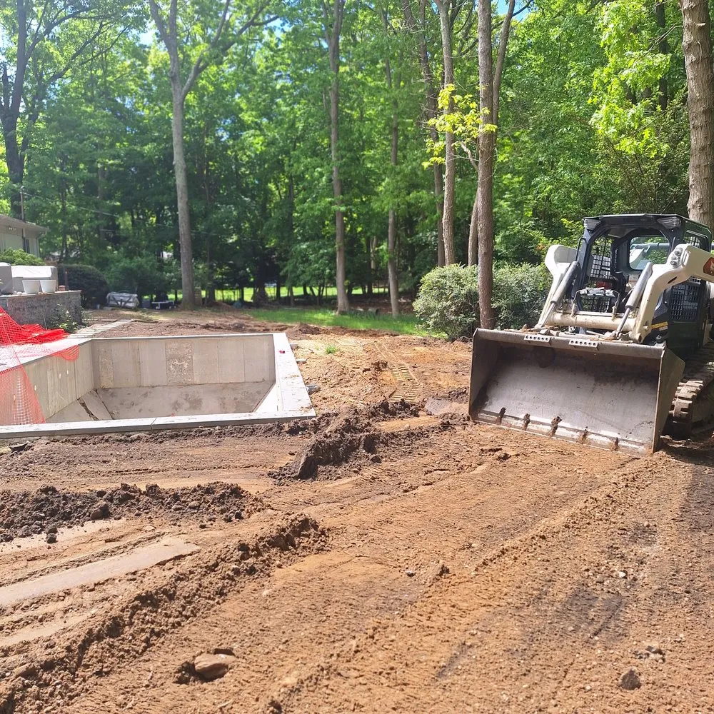 Custom residential landscaping for outdoor upgrades in Mastic, NY by Busy Bee Lawn Care