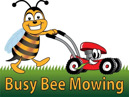 Busy Bee Mowing Logo