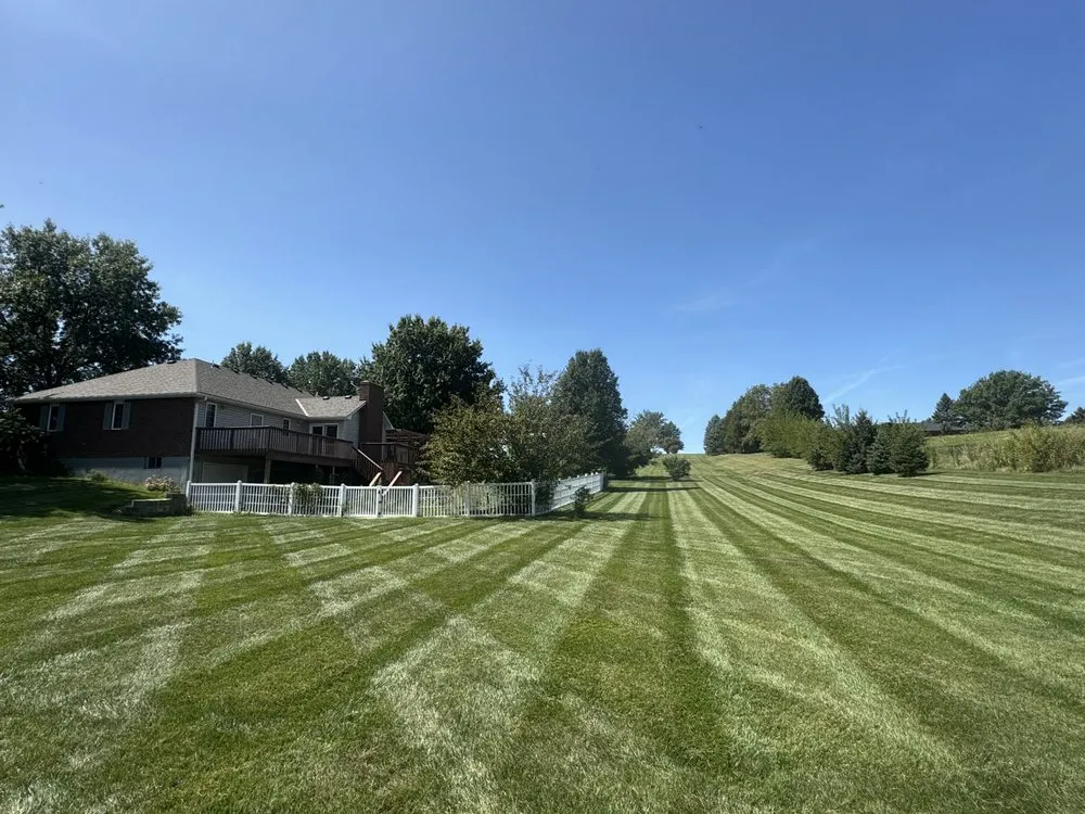 Local yard cleanup service for beautiful yards in Savannah, MO by Butcher Lawn Care