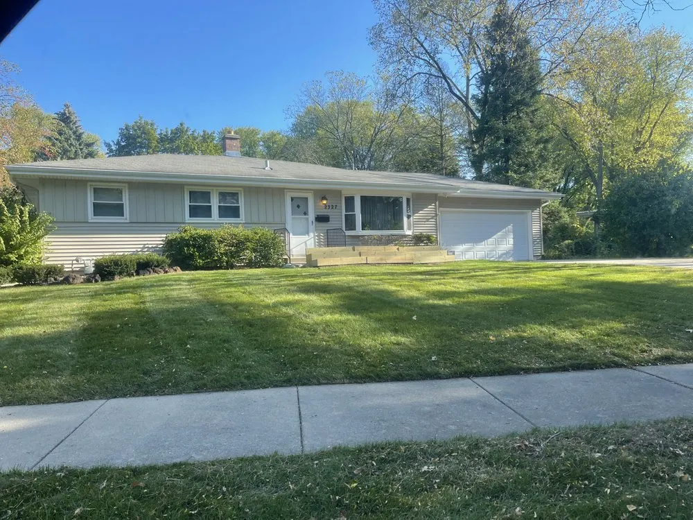 Local landscape installation with custom design in Madison, WI by Butler Landscaping