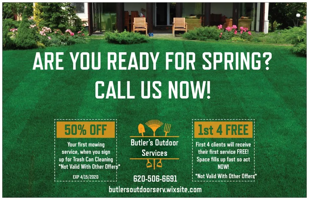 Expert outdoor landscaping for residential properties in Arkansas City, KS by Butler’s Outdoor Services