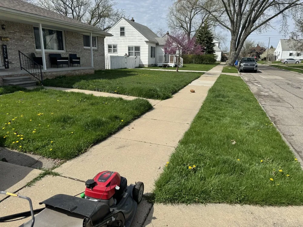 Affordable residential landscaping for beautiful yards in Detroit, MI by Butta Cutz Landscaping