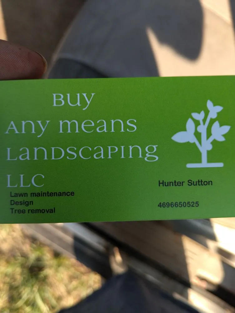 Top-rated landscaping services in Rhome, TX by Buy Any Means Landscaping