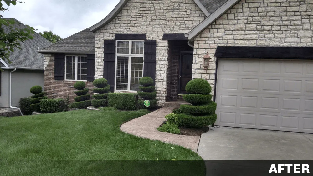 Local lawn care service with custom design in Springfield, MO by Buzz Cut Lawn Care