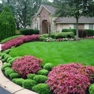 Buzzcut Lawn Care Service Logo