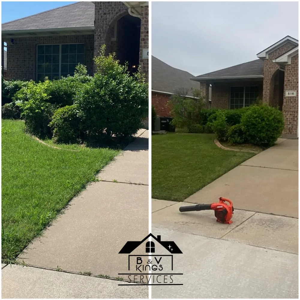 Expert landscape design in Arlington, TX by B&V Kings Services