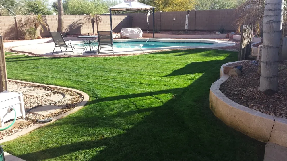 Professional landscape design in Queen Creek, AZ by BV Lawn Care