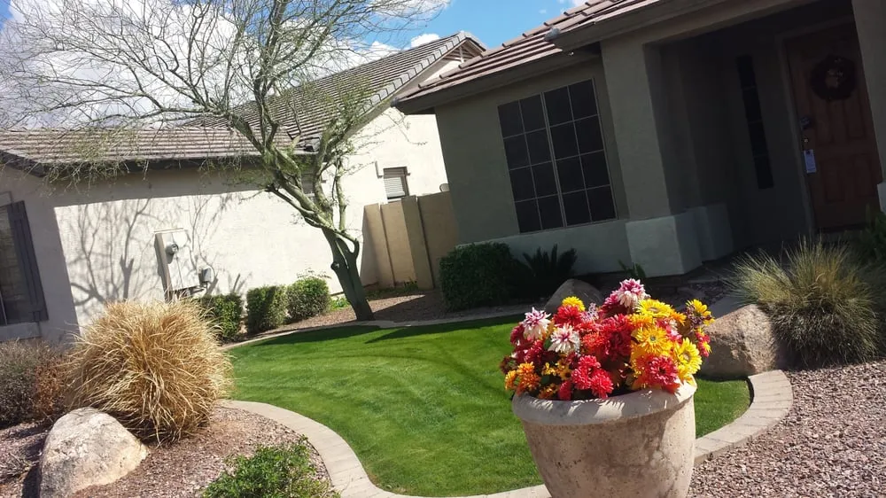 Top-rated landscaping services for beautiful yards in Queen Creek, AZ by BV Lawn Care