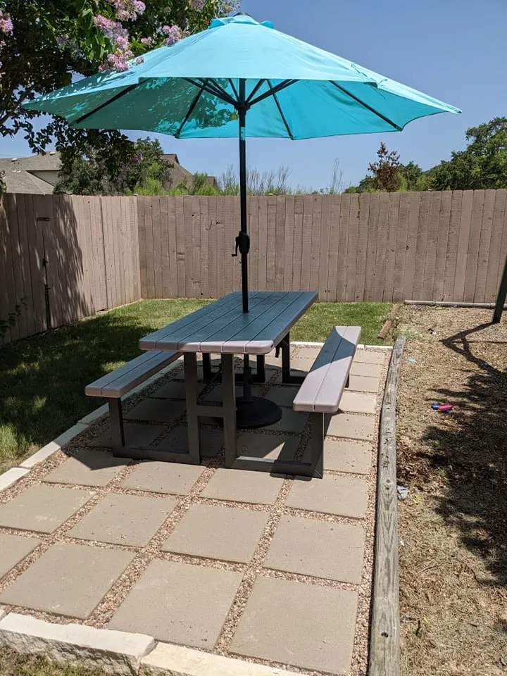 Custom landscape installation in San Antonio, TX by BV Lawns and Landscaping