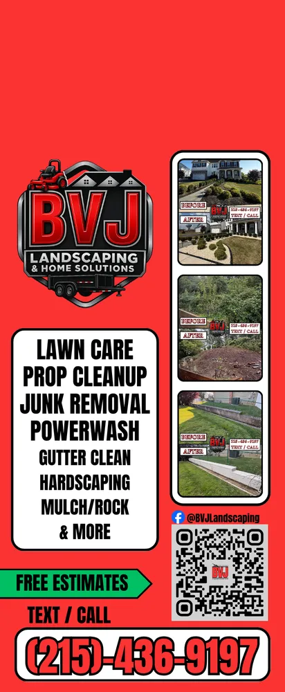 Professional garden landscaping for year-round maintenance across Bensalem, PA - BVJ Landscaping