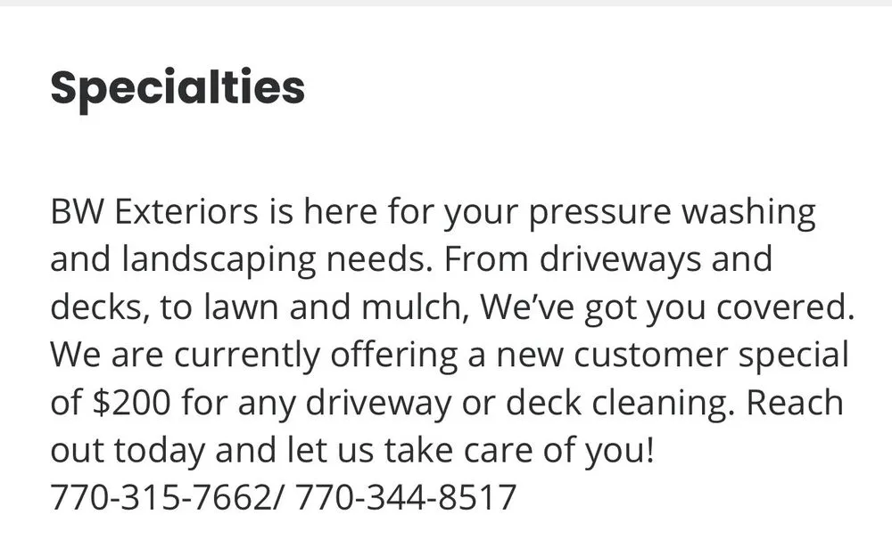 Local landscape design near you in Buford, GA by BW Exteriors