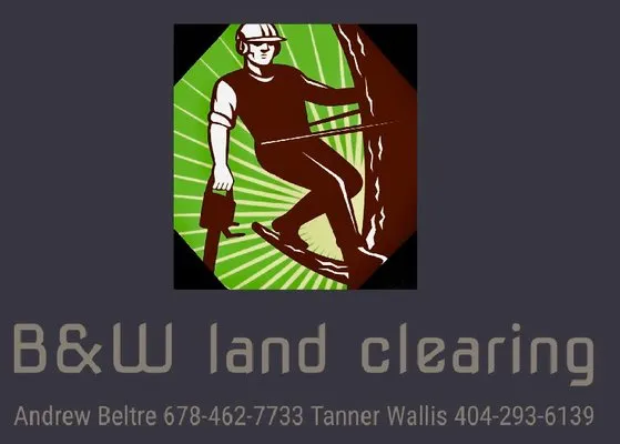 B&W Land Clearing Service Logo