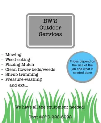 BW Lawn Care Logo