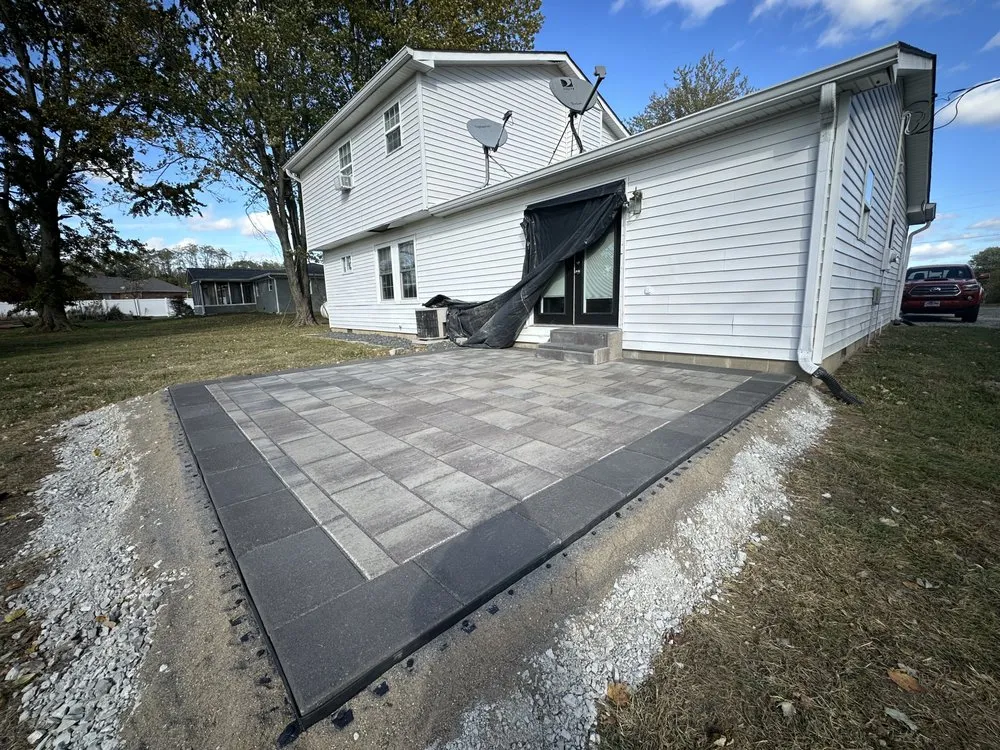 Custom landscape design for residential properties in Clayton, IN by BW Outdoor Solutions