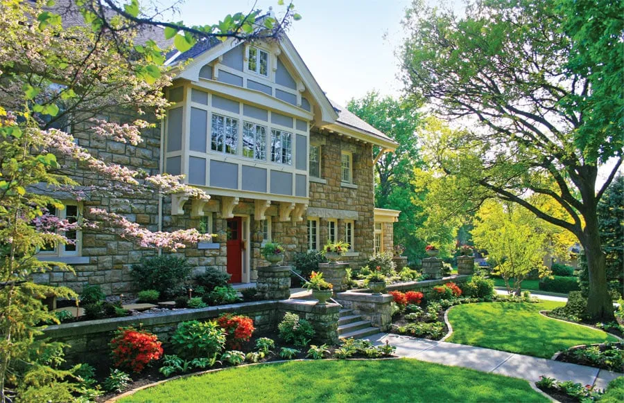 Expert outdoor landscaping for residential properties across Parkville, MO - By the Blade Lawn & Landscape