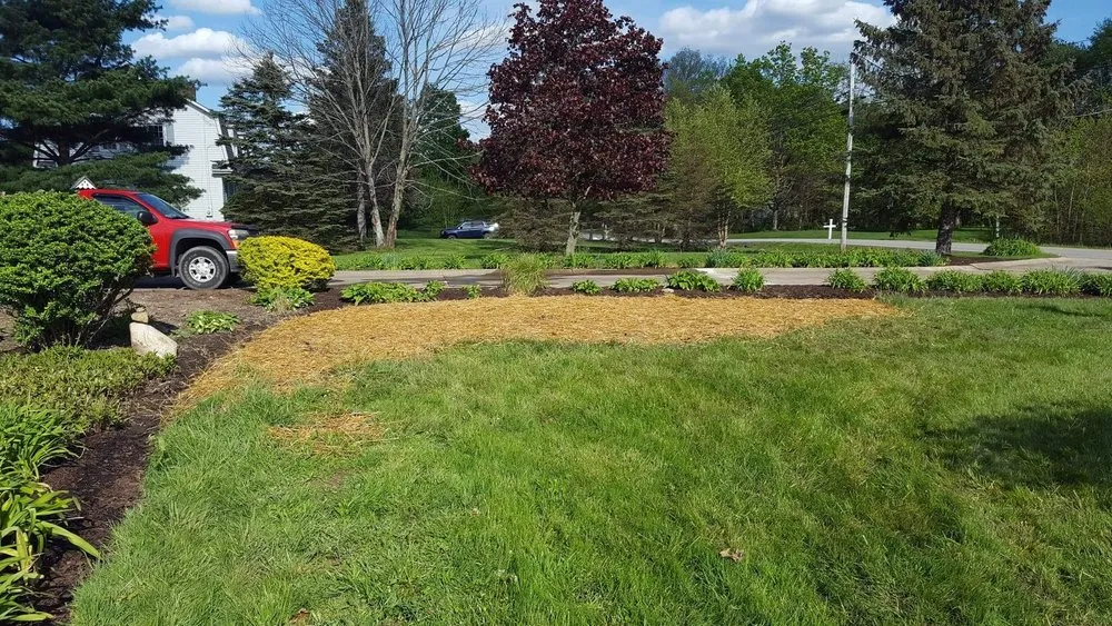 Custom landscape installation with custom design across Diamond, OH - By the Root Sustainable Landscaping