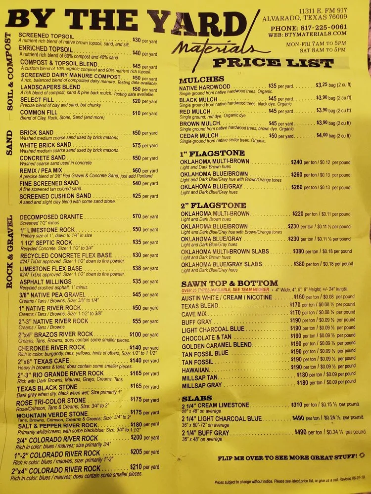 Custom landscape installation for residential properties across Alvarado, TX - By The Yard Materials