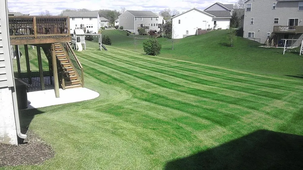 Custom garden landscaping in Caledonia, MI by Bykerk Landscape Management