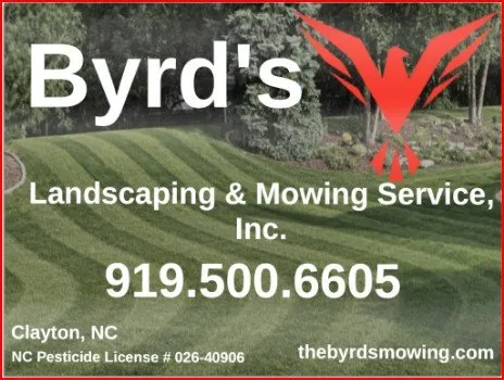 Professional lawn mowing service experts serving Kenly, NC - Byrd's Landscaping & Mowing Service