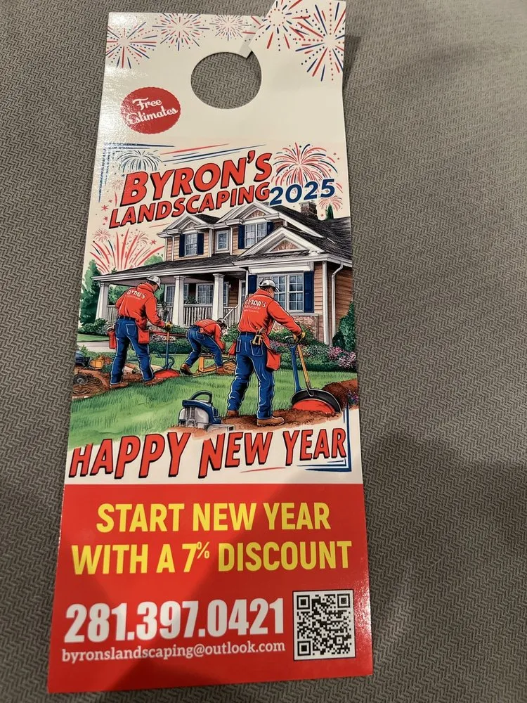 Affordable outdoor landscaping for homes in Houston, TX by Byron's Landscaping