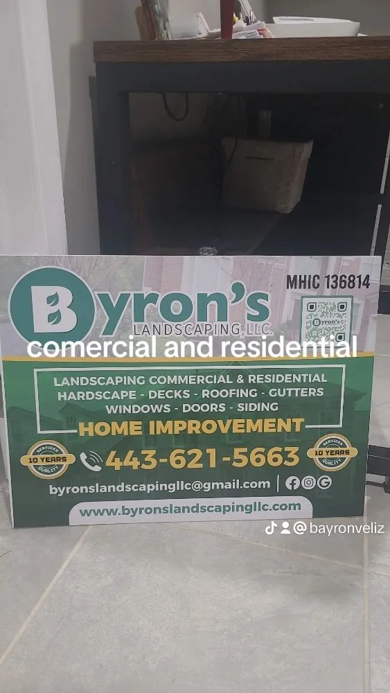 Reliable outdoor landscaping in Linthicum, MD by Byron's Landscaping