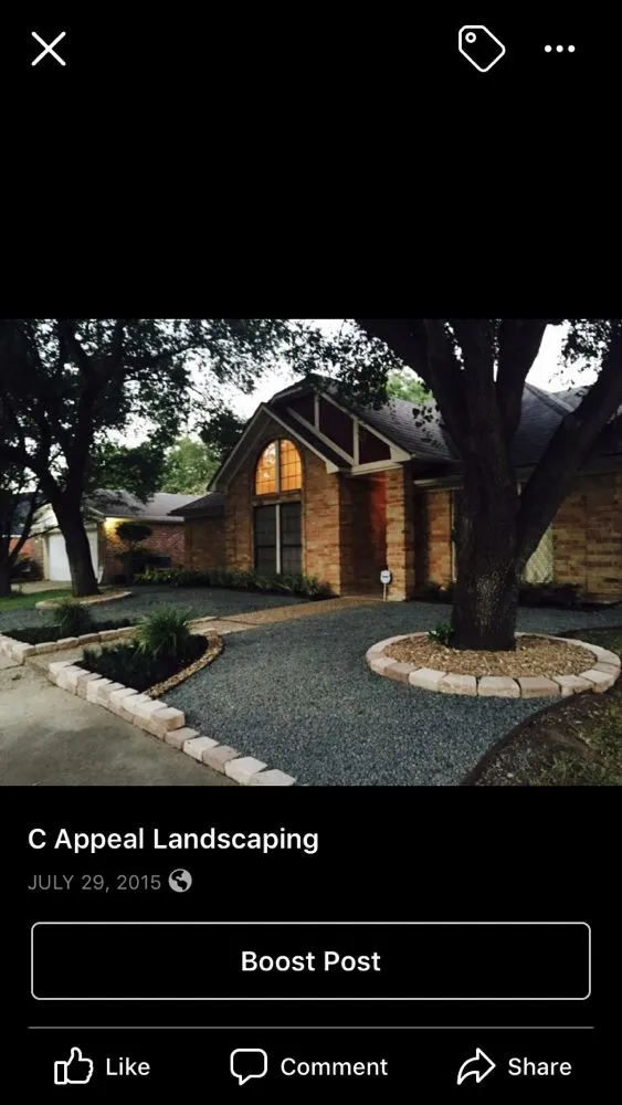 Top-rated garden landscaping near you in Houston, TX by C - Appeal Exterior Designs