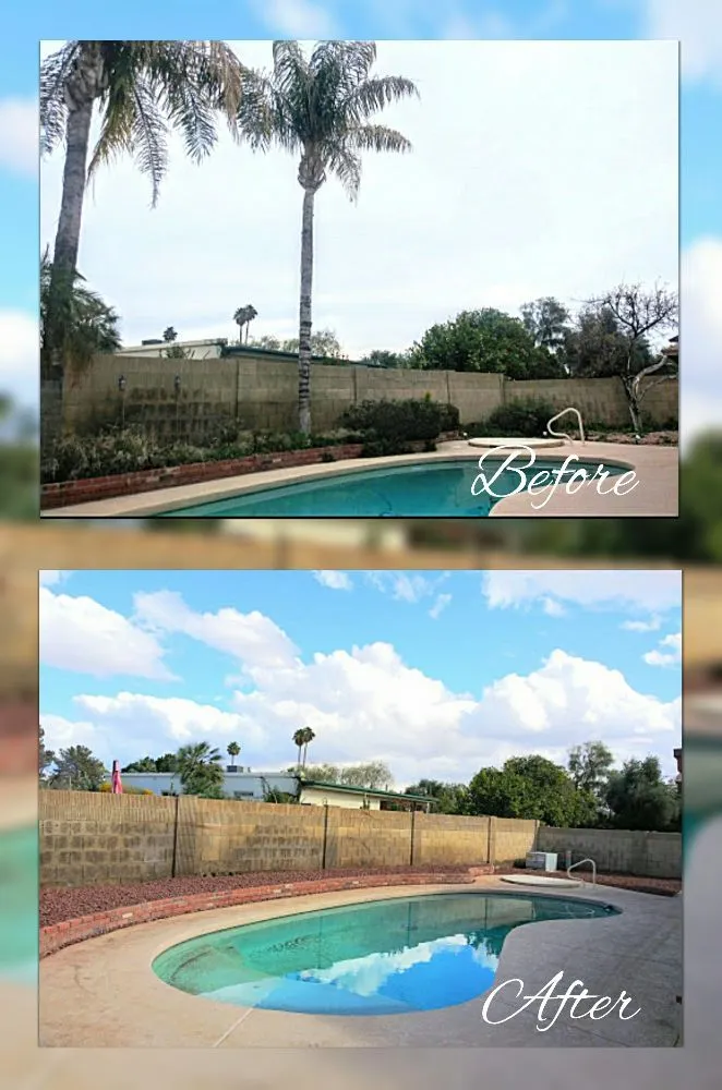 Local yard cleanup service for beautiful yards in Mesa, AZ by C & A Landscapes