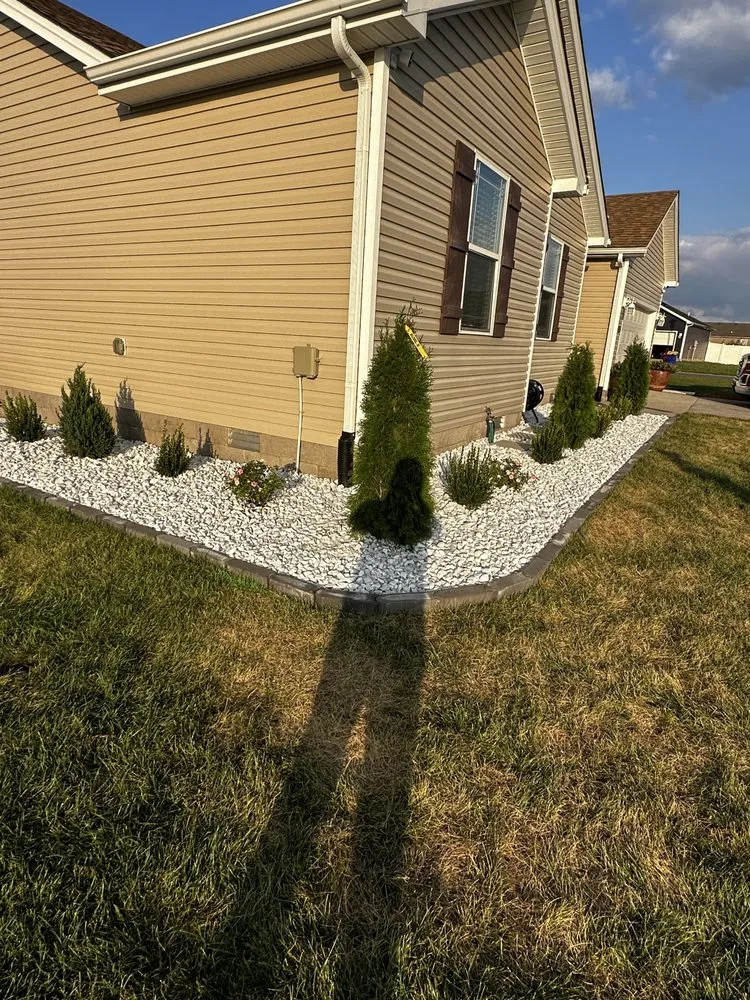 Custom landscape installation with custom design in Bowling Green, KY by C & A Landscaping
