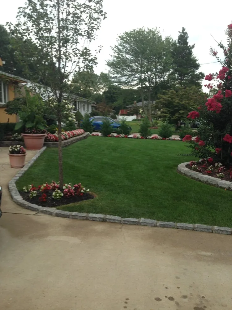 Expert garden landscaping for residential properties in Brentwood, NY by C & A Landscaping
