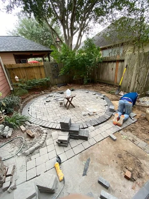 Custom landscape design in Katy, TX by C & A Landscaping