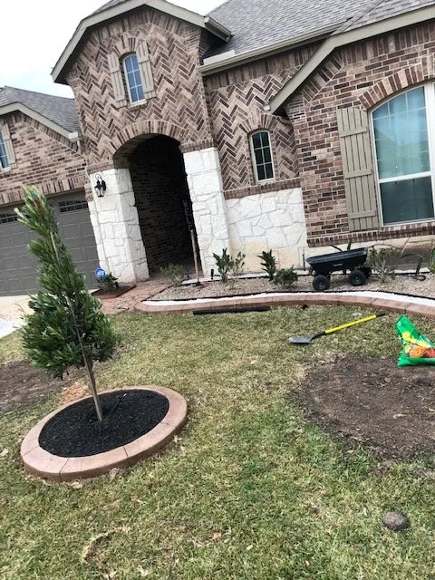 Custom landscape installation with custom design across Katy, TX - C & A Landscaping