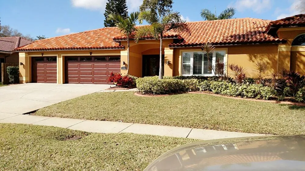 Custom landscape design for year-round maintenance in Tampa Bay, FL by C & B Enterprises