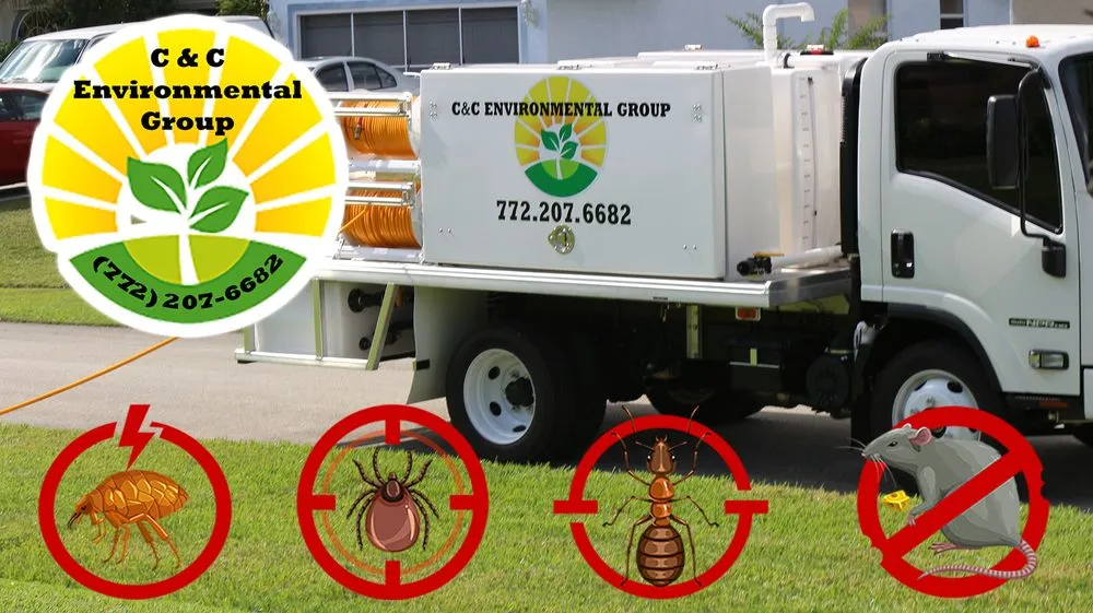 Custom outdoor landscaping in Port St. Lucie, FL by C & C Enviromental Pest Control Group