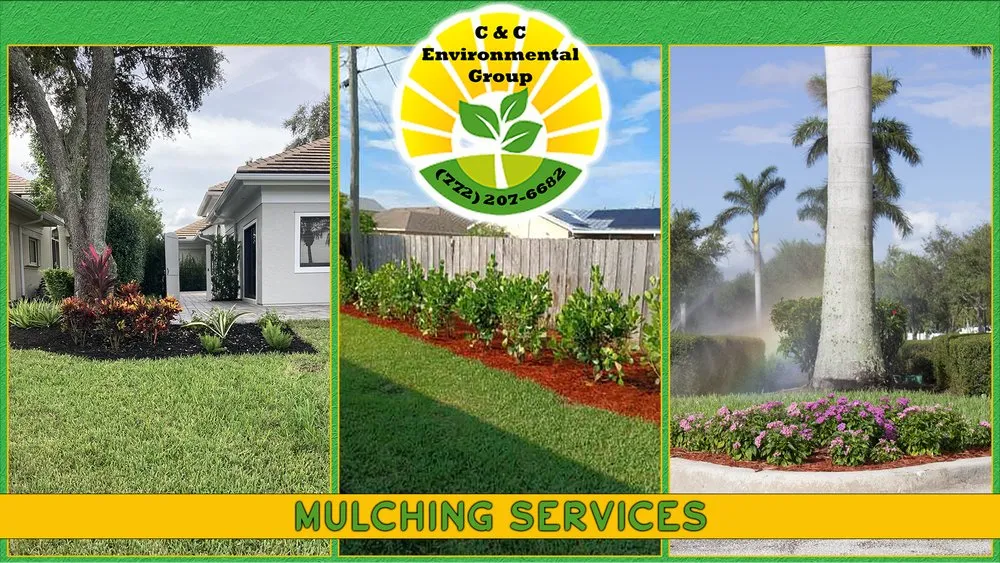 Professional residential landscaping in Port St. Lucie, FL by C & C Enviromental Pest Control Group