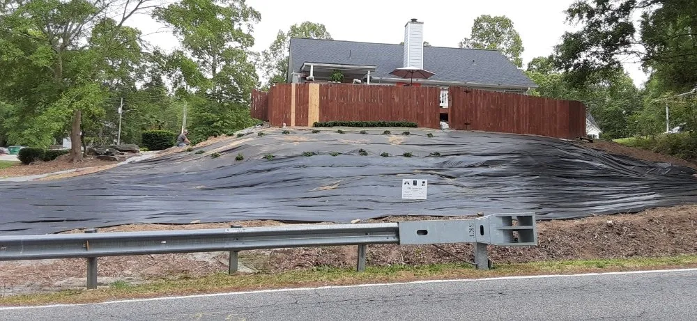 Custom outdoor landscaping for residential properties in Nicholson, GA by C & C Landscape & Tree Service