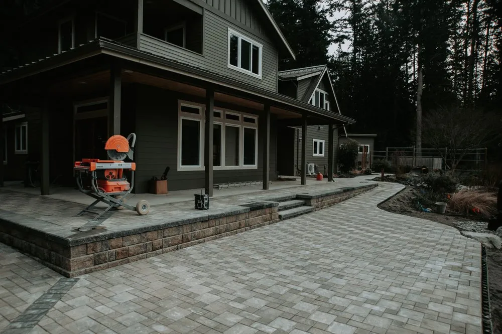 Expert landscaping services for beautiful yards in Clinton, WA by C & C Wilkie Excavating and Landscaping