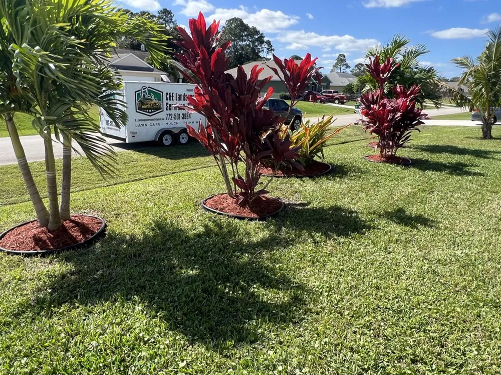 Professional lawn mowing service in Port St. Lucie, FL by C & E Landscaping Services